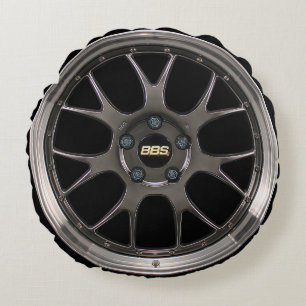 Racing Car Wheel Rim Gran Turismo Movie GT7 Round Pillow