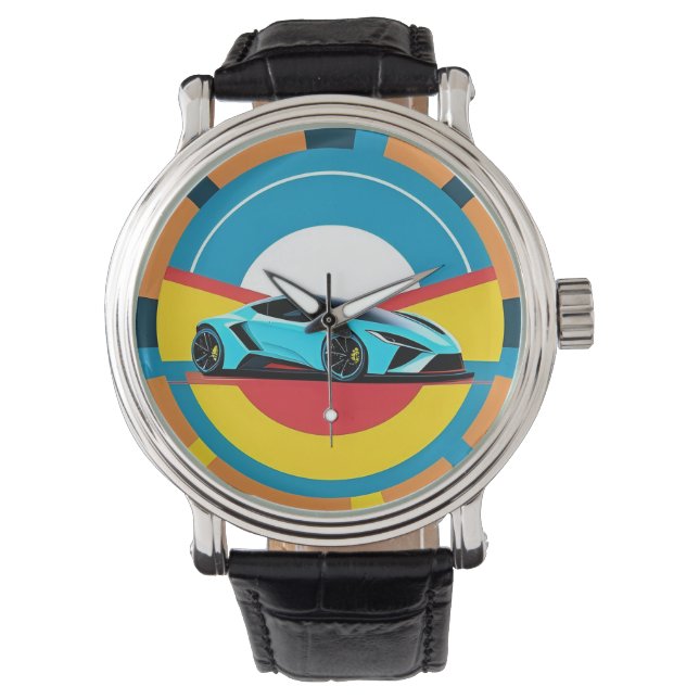 Racing Car with Dynamic Design Watch (Front)