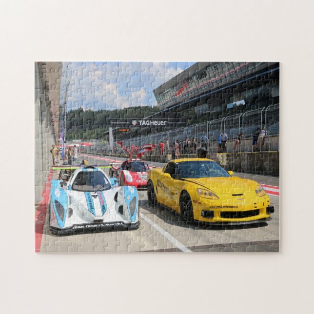 racing cars with amazing colours jigsaw puzzle (Horizontal)
