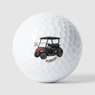 Racing Custom Cart Clubs Monogram Personalised Nam Golf Balls