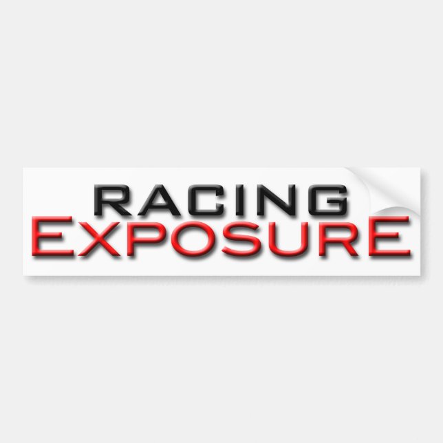 Racing Exposure exterior sticker (Front)