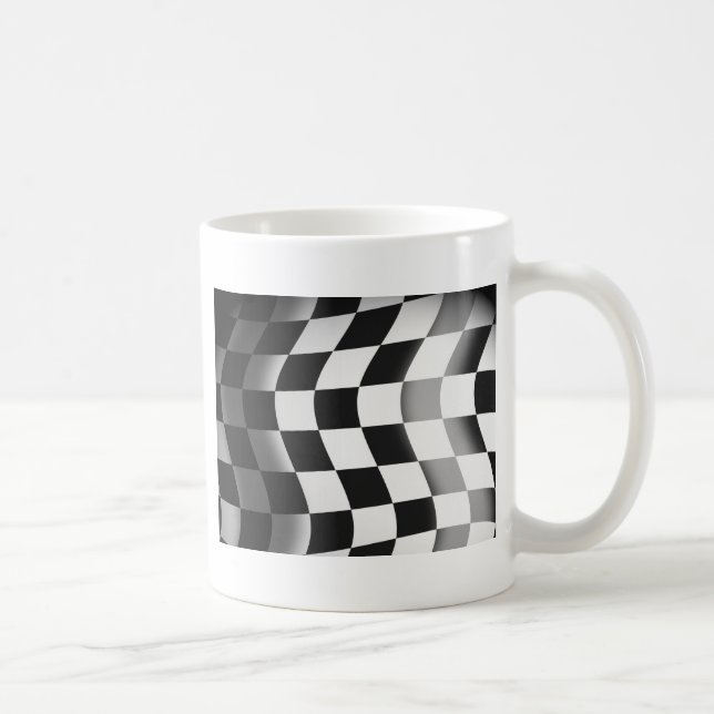 Racing Flag Coffee Mug (Right)