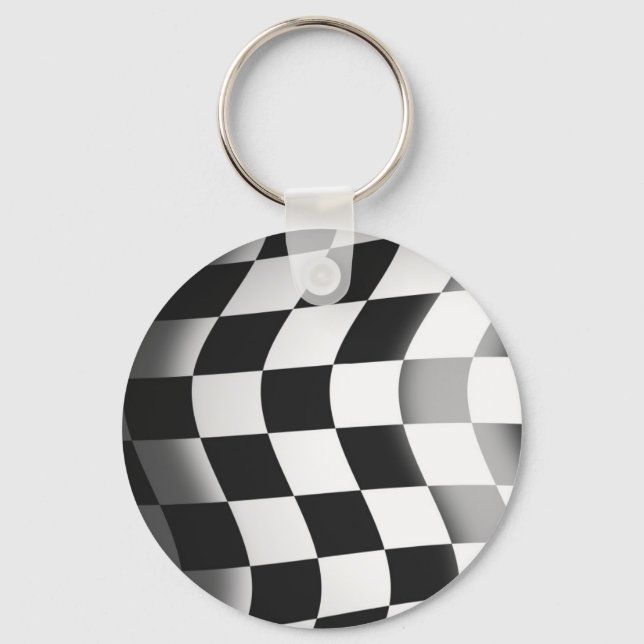 Racing Flag Keychain (Front)