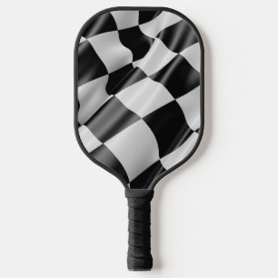 Racing Flag Pickleball Paddle