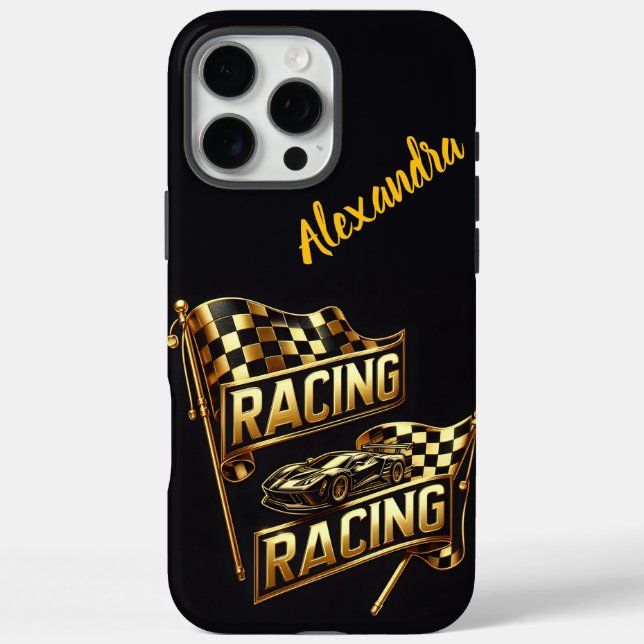 Racing flags embody competition's thrill Case-Mate iPhone case (Back)