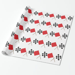 Racing Flags Wrapping Paper