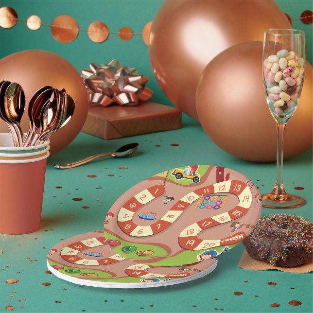 Racing Game Paper Plate (Creator Uploaded)