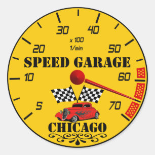 Racing gauges Sticker