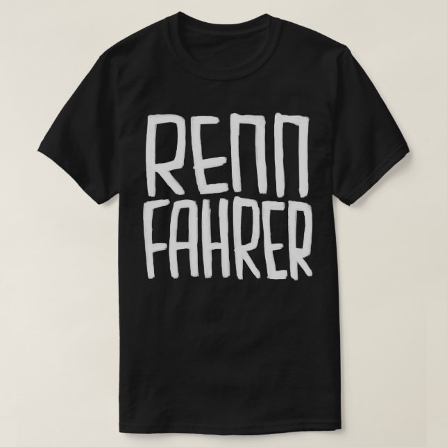 Racing German Rennfahrer T-Shirt (Design Front)