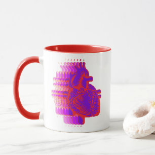 Racing heart mug