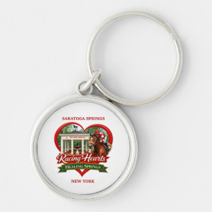 Racing Hearts and Healing Springs Keychain