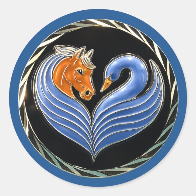 Racing Hearts and Healing Springs - Sticker (Front)