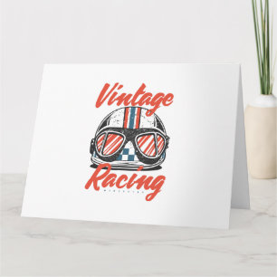 Racing Helmet Card
