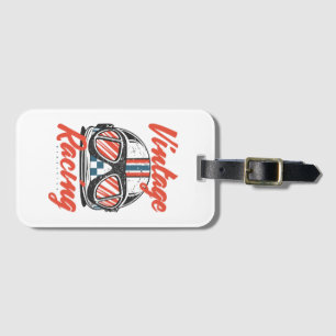 Racing Helmet Luggage Tag