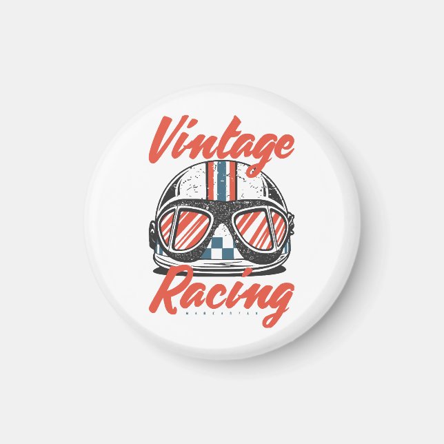 Racing Helmet Magnet (Front)