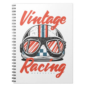 Racing Helmet Notebook