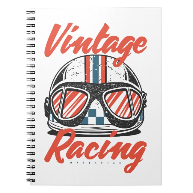 Racing Helmet Notebook (Front)