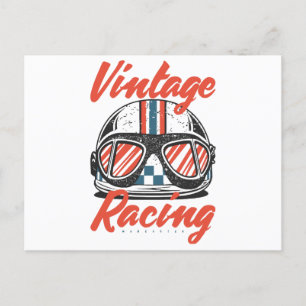Racing Helmet Postcard