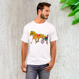 Racing Horse And Buggy Mens T-Shirt