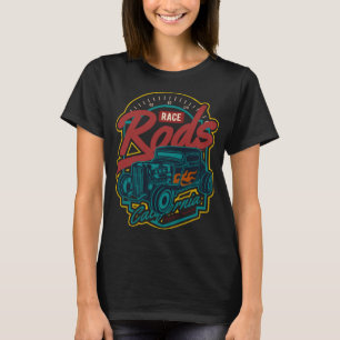 Racing Hot Rods vintage retro speedometer T-Shirt