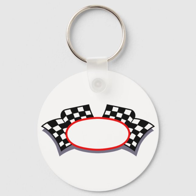 Racing Logo Keychain (Front)
