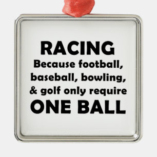 Racing Metal Ornament