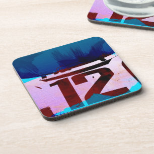 Racing number 12 coaster