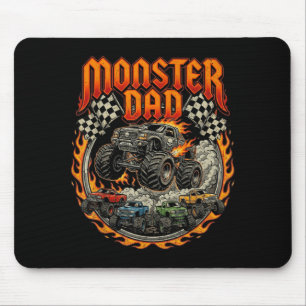 Racing Off Road Fathers Day Monster Truck Dad Mouse Pad