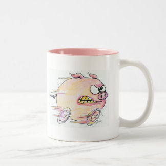 Racing Pigs Coffee Mug
