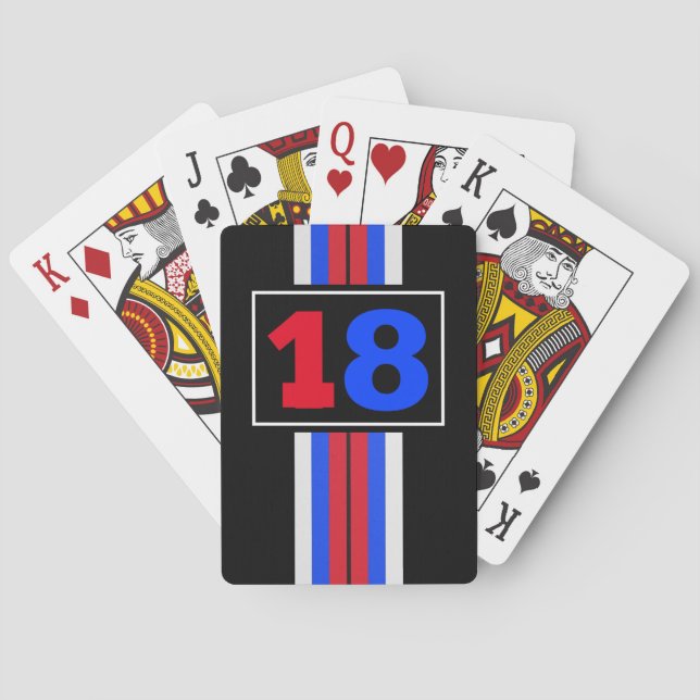 RACING PLAYING CARDS (Back)