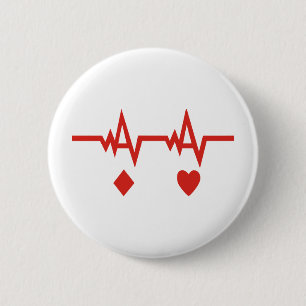 Racing Pulse 2 Inch Round Button