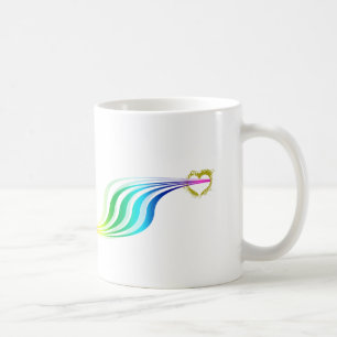 Racing Rainbow Hearts Coffee Mug