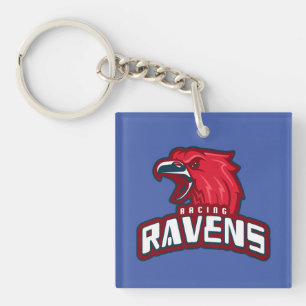 Racing Ravens Keychain
