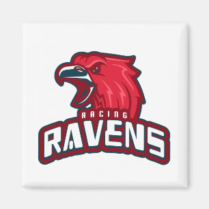 Racing Ravens Magnet