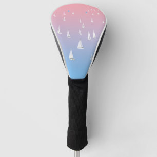 Racing sailboats in the open sea   golf head cover