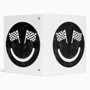 Racing smile for Race Car Parties Binder