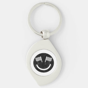 Racing smile for Race Car Parties  Keychain