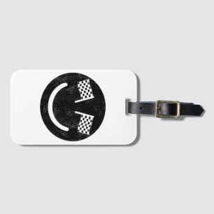 Racing smile for Race Car Parties Luggage Tag