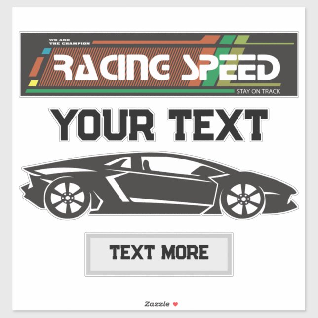 Racing Speed Car Design – Fast Motorsport Performa (Sheet)
