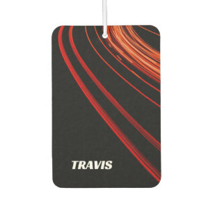 racing speed lights red black air freshener