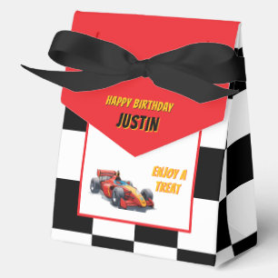 Racing Start Your Engines 4"w x 2"l x 5"h Favor Box