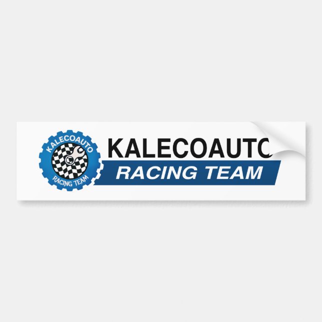 Racing Team Bumper Sticker (Front)