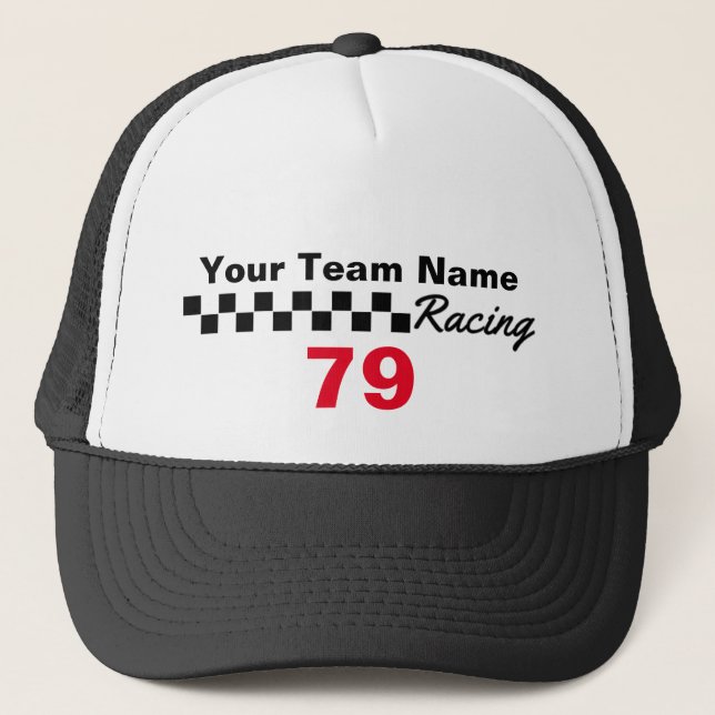 Racing Team Trucker Hat (Front)