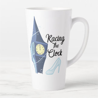 Racing the Clock Latte Mug