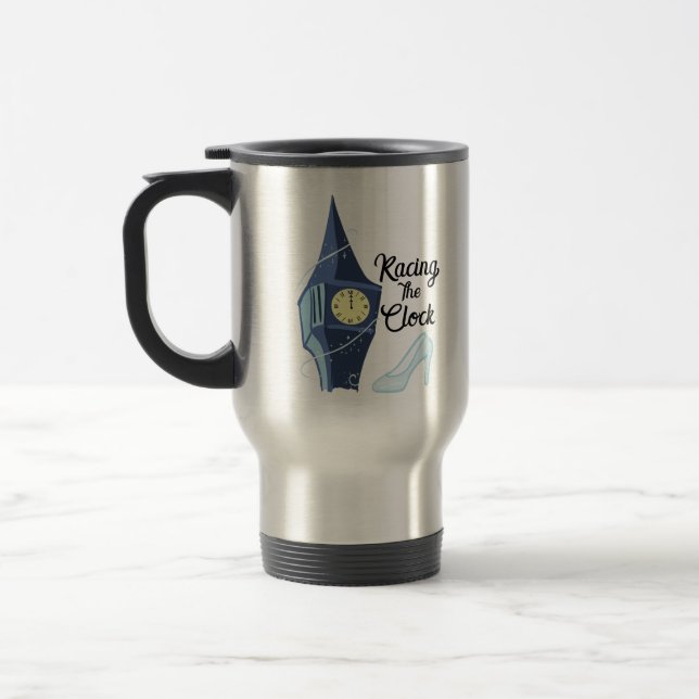 Racing the Clock Travel Mug (Left)