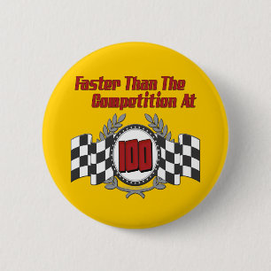 Racing Themed Birthday Gifts 2 Inch Round Button