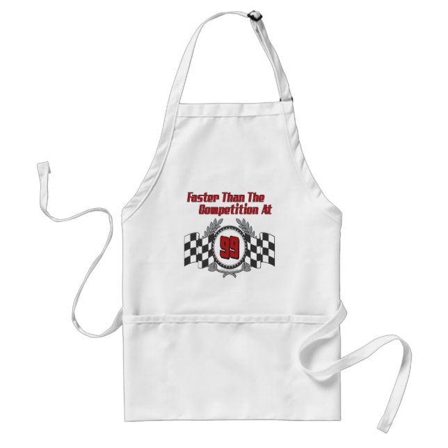 Racing Themed Birthday Gifts Standard Apron (Front)