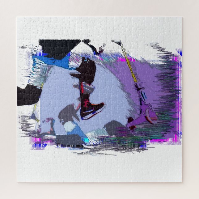 Racing To Scoot - Stunt Scooter   Jigsaw Puzzle (Vertical)