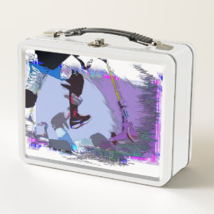 Racing To Scoot - Stunt Scooter  Metal Lunch Box