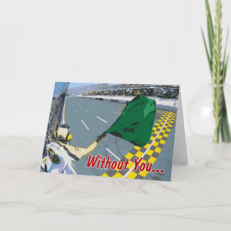 Racing Valentine Greeting Card